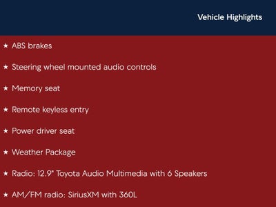 2026 Toyota RAV4 XSE XSE