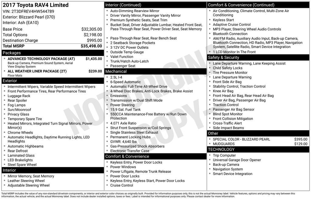 2017 Toyota RAV4 Limited