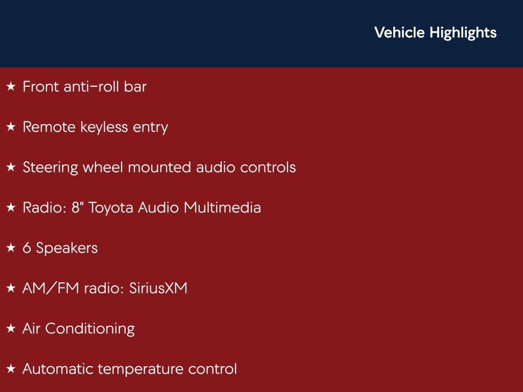 2023 Toyota COROLLA LE