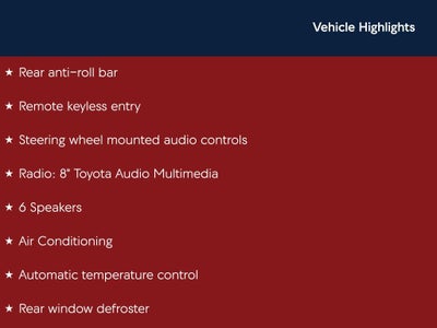 2025 Toyota COROLLA LE