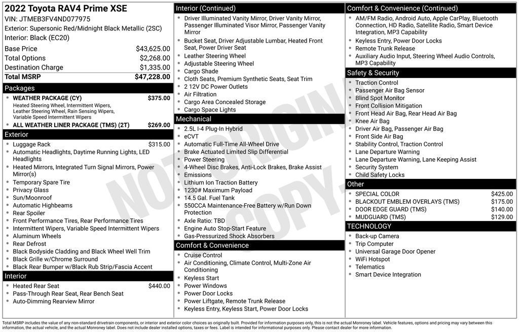 2022 Toyota RAV4 PRIME XSE