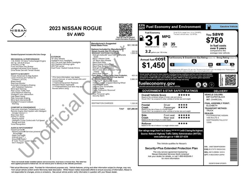 2023 Nissan Rogue SV