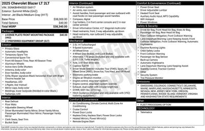 2025 Chevrolet Blazer 2LT