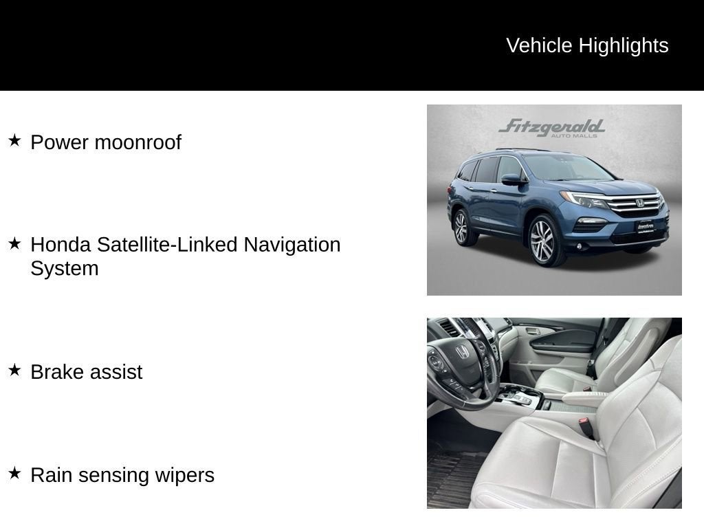 2016 Honda Pilot Elite