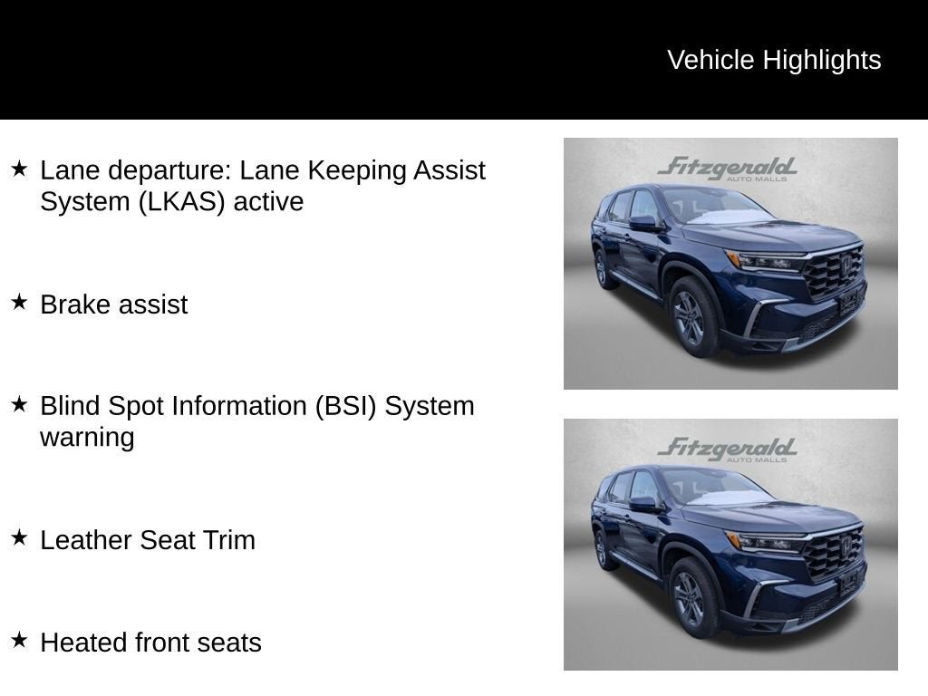 2023 Honda Pilot EX-L 8 Passenger