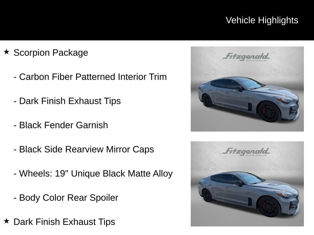 2022 Kia Stinger GT2