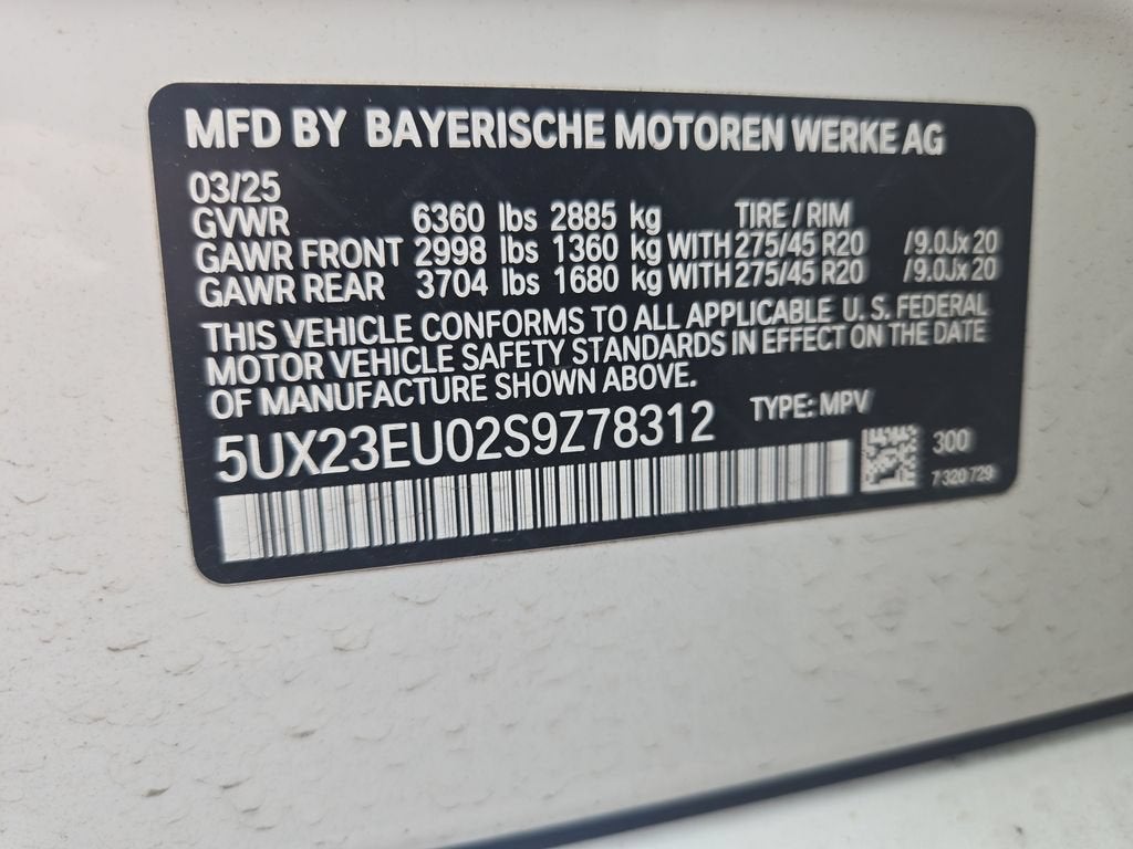 2025 BMW X5 xDrive40i