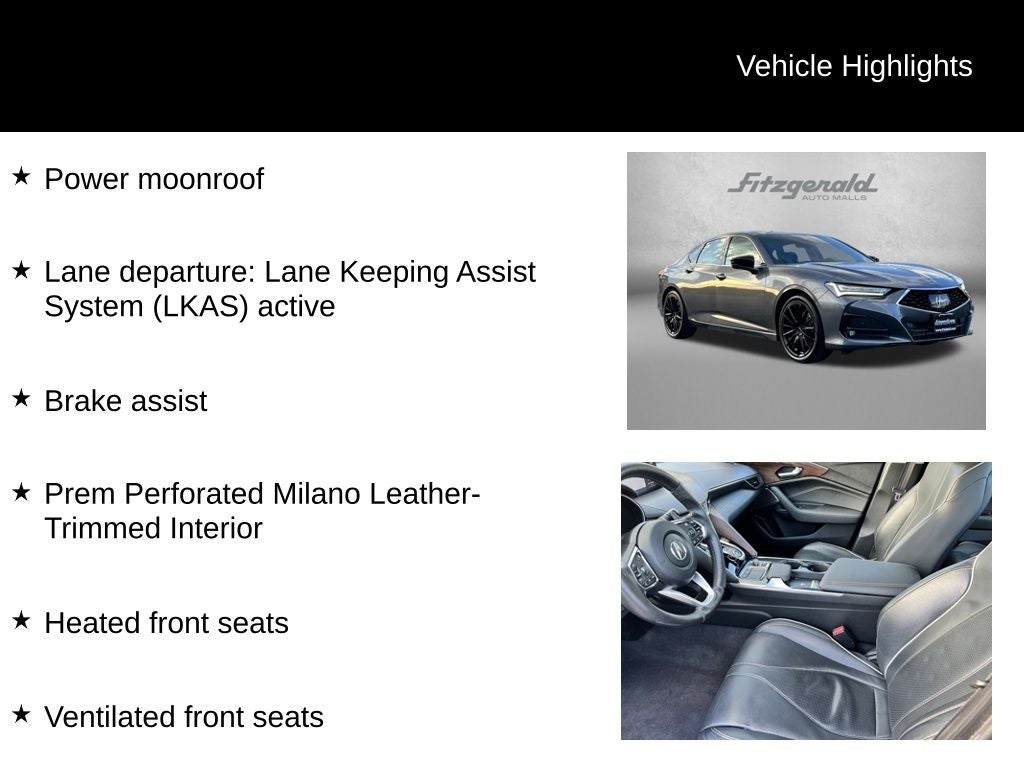 2021 Acura TLX w/Advance Package