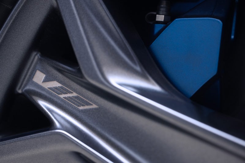 Close-up of the 2026 OPTIQ-V Brembo Performance Front Brakes | Fitzgerald Cadillac Frederick in Frederick MD